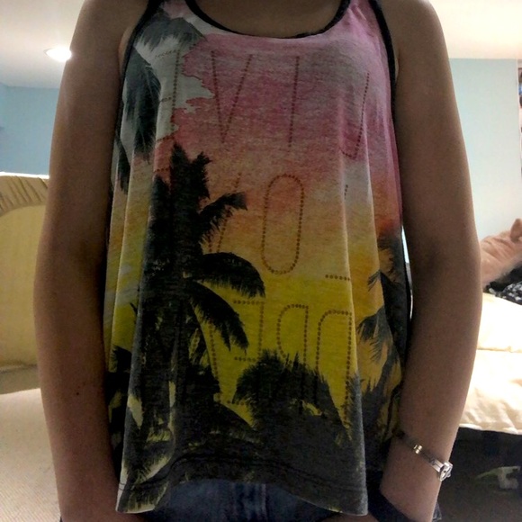 Colourful tank top - Picture 1 of 2